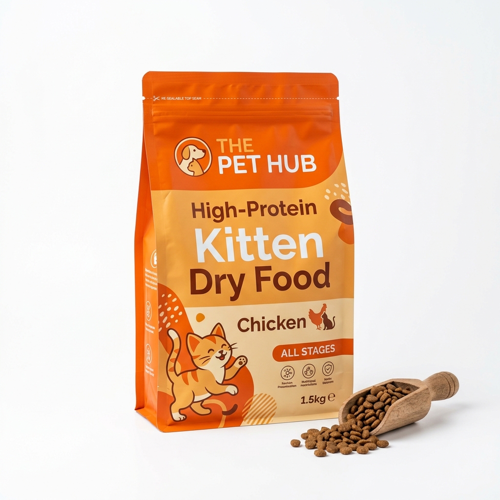 High-Protein Kitten Dry Food (Chicken, 1.5kg) - The Pet Hub